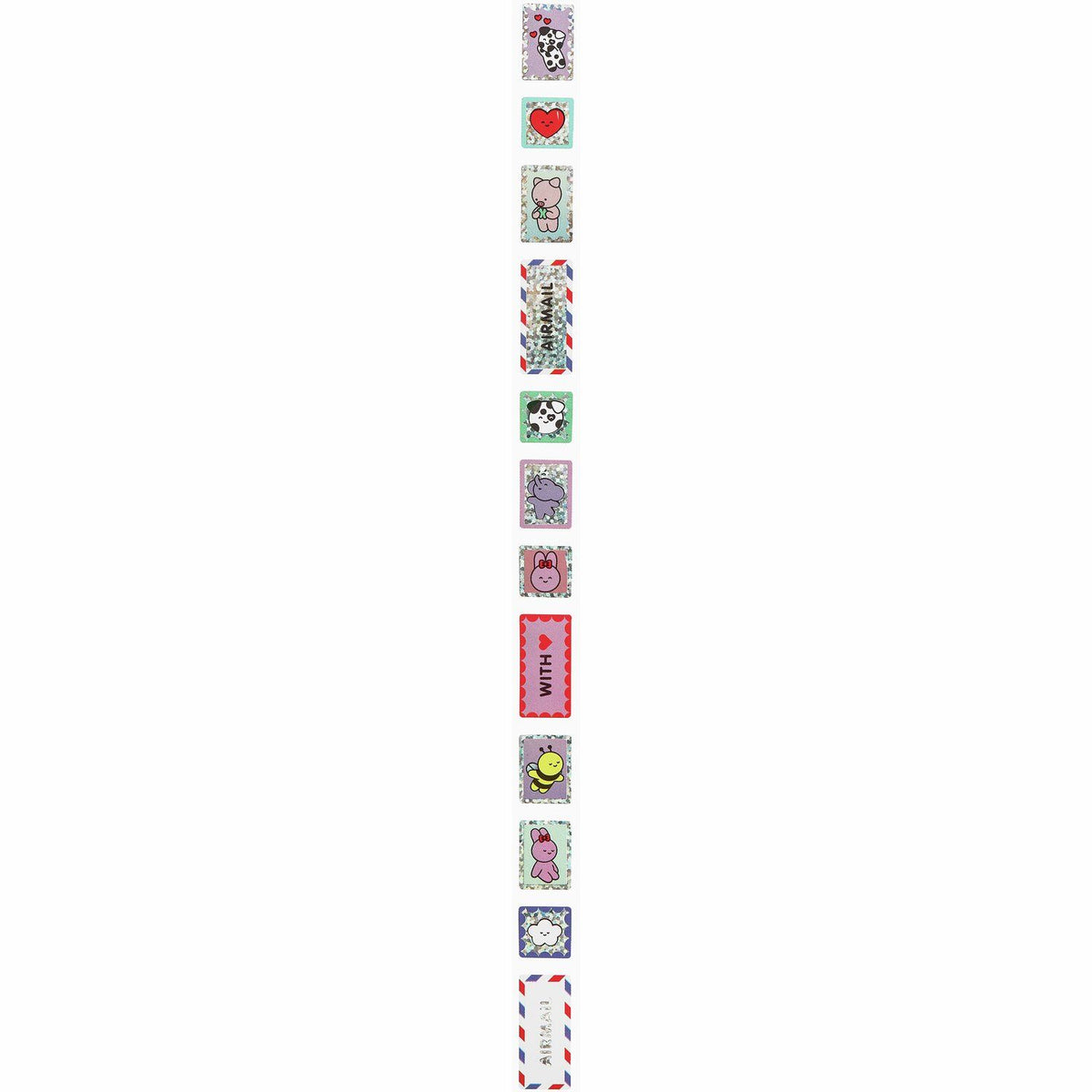 80 mini stickers Chingu - Timbres