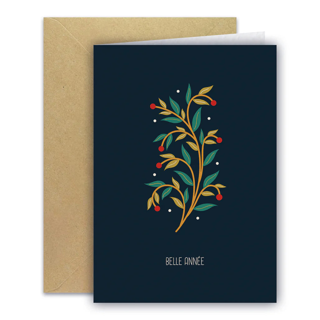 Carte de voeux - Gui