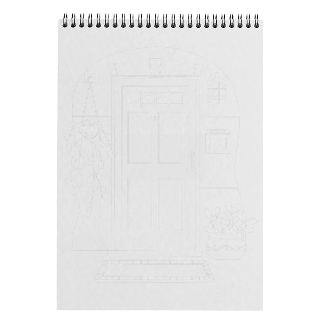 Carnet de coloriage A4 - Petites portes