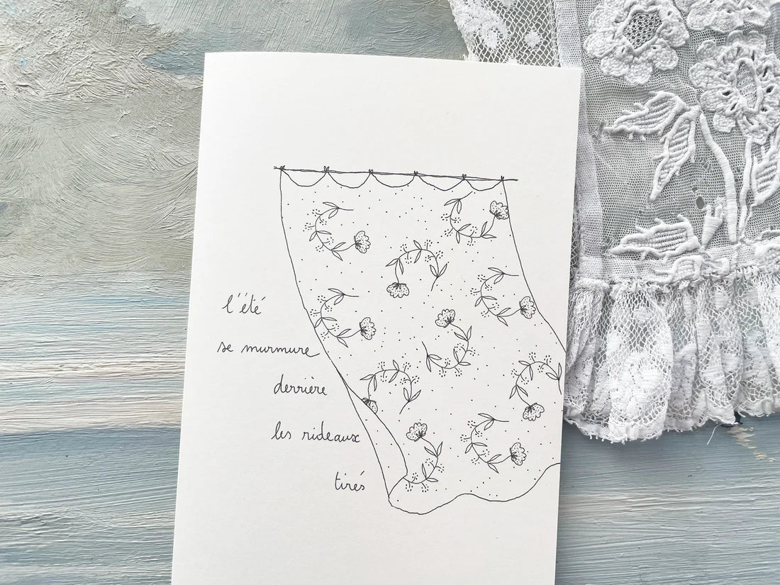 Carte et enveloppe Murmure