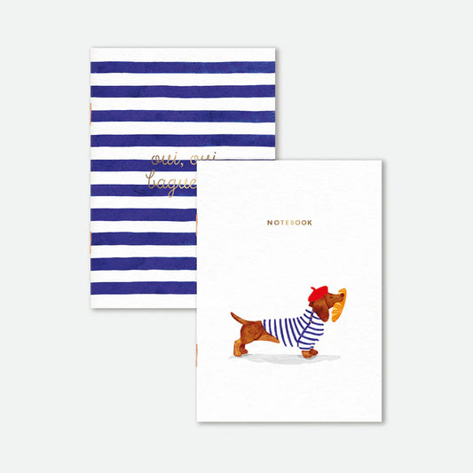 Duo de carnets - Oui baguette