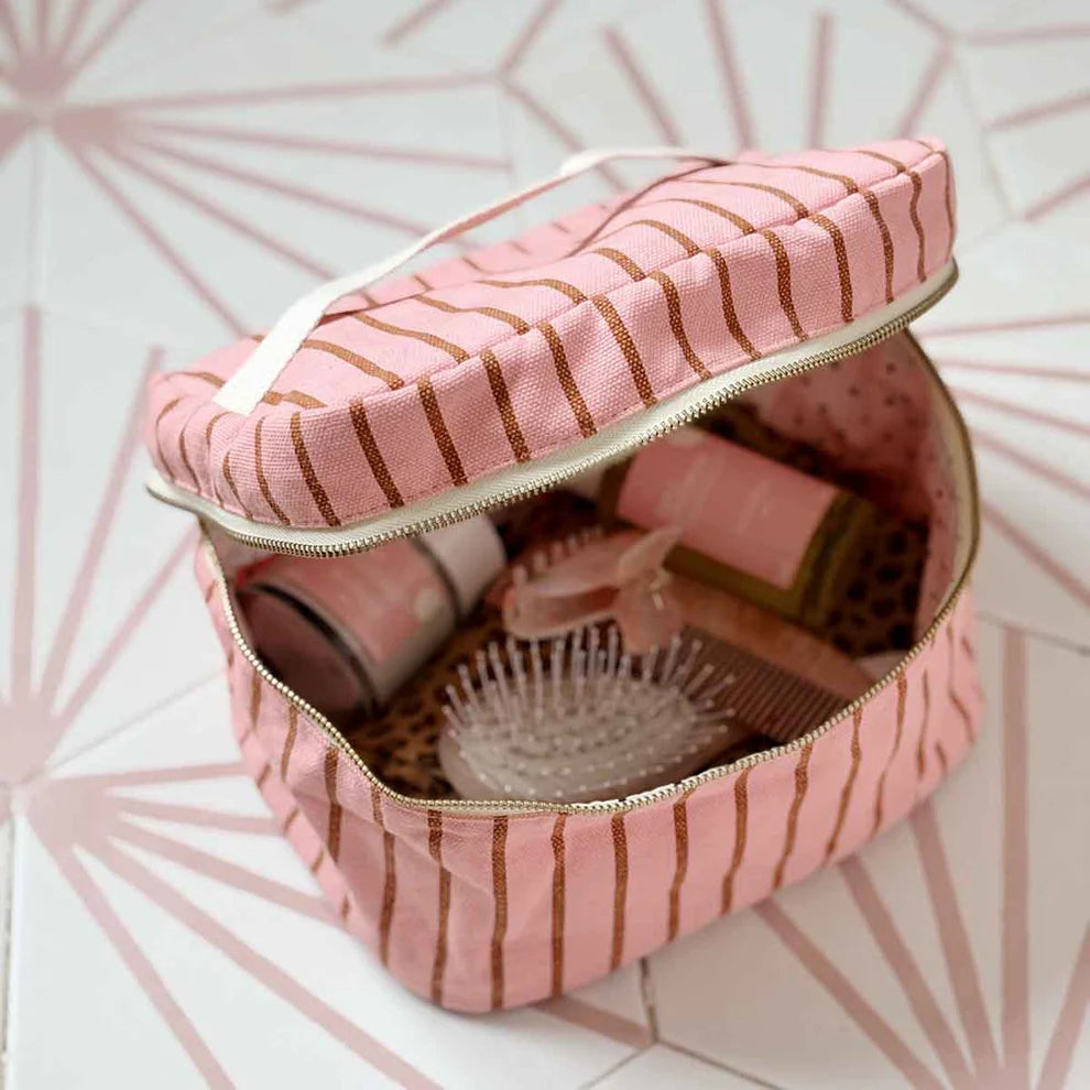 Vanity Oona - Rayure pecan/strawberry