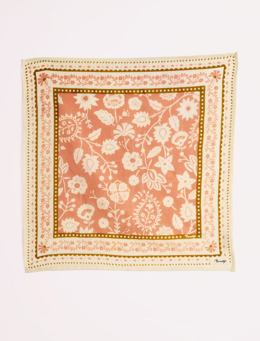 Petit foulard Indiennes - Bonbon