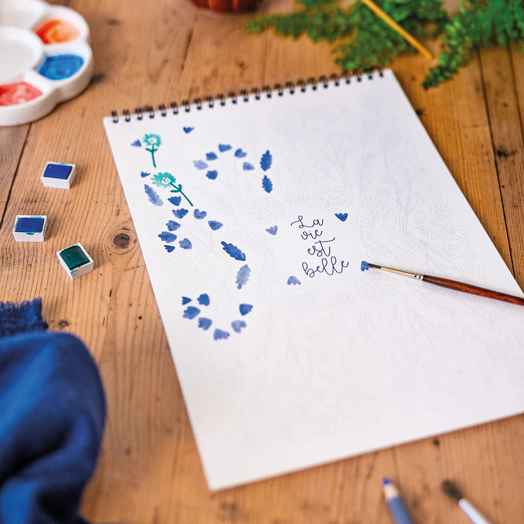 Carnet de coloriage A4 - Petits bonheurs