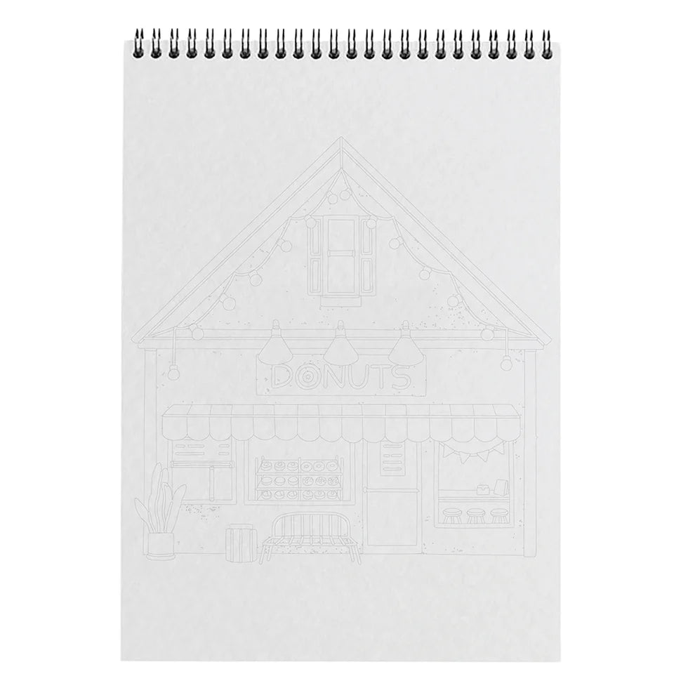 Carnet de coloriage A4 - Boutiques