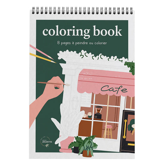 Carnet de coloriage A4 - Boutiques