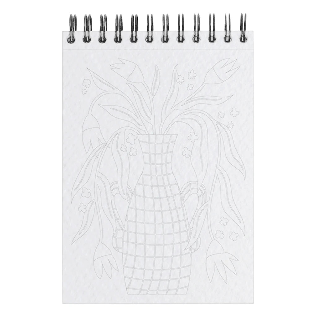 Carnet de coloriage A6 - Floral #2