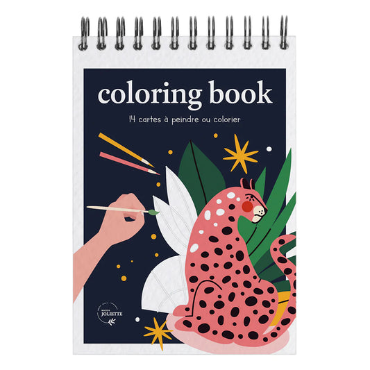 Carnet de coloriage A6 - Wild