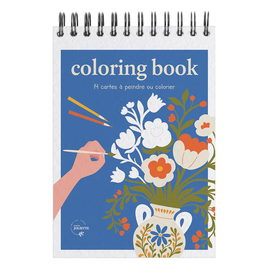 Carnet de coloriage A6 - Bloom