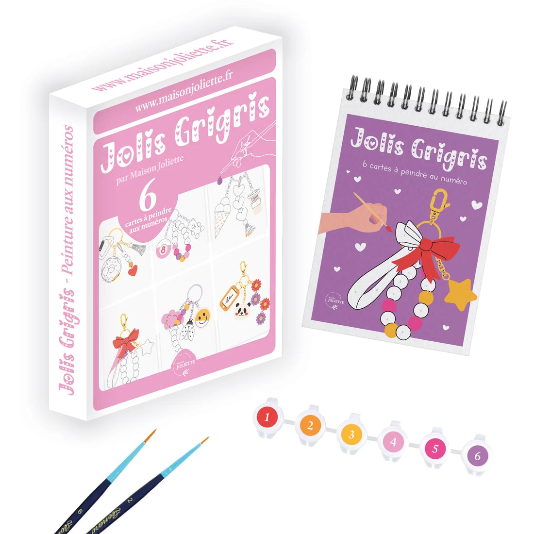Peinture aux numéros - Jolis grigris