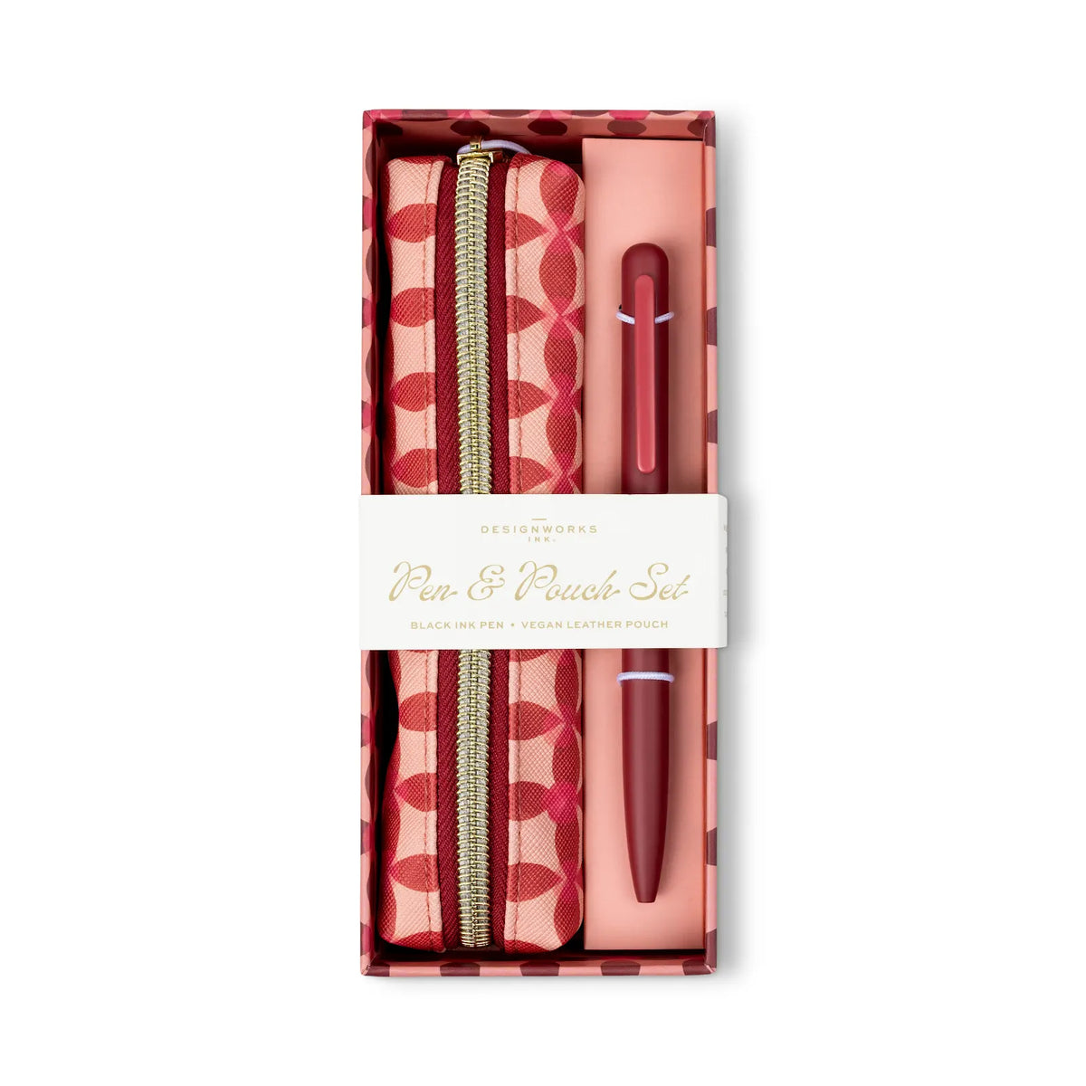 Stylo et trousse - Pinwheel pink