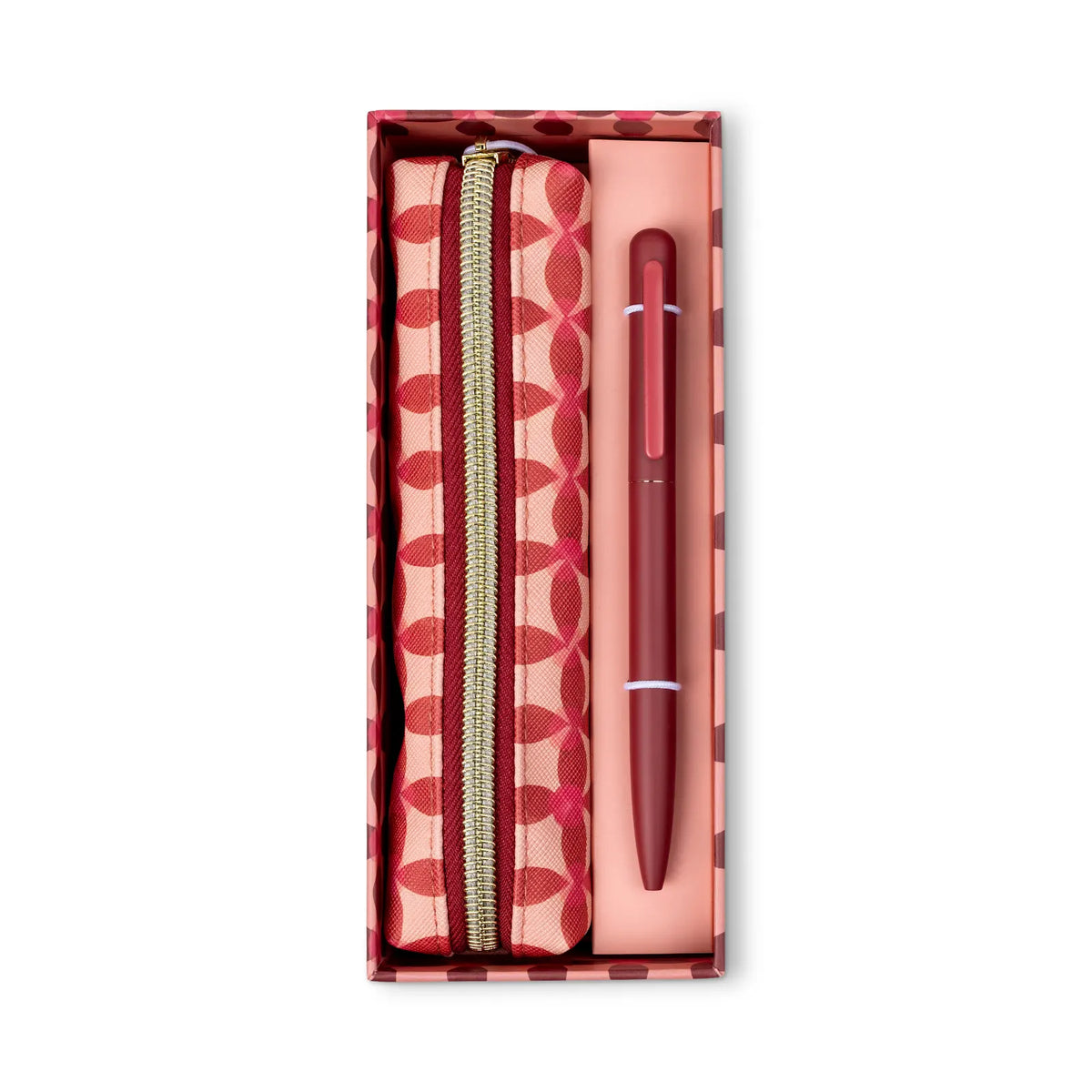 Stylo et trousse - Pinwheel pink