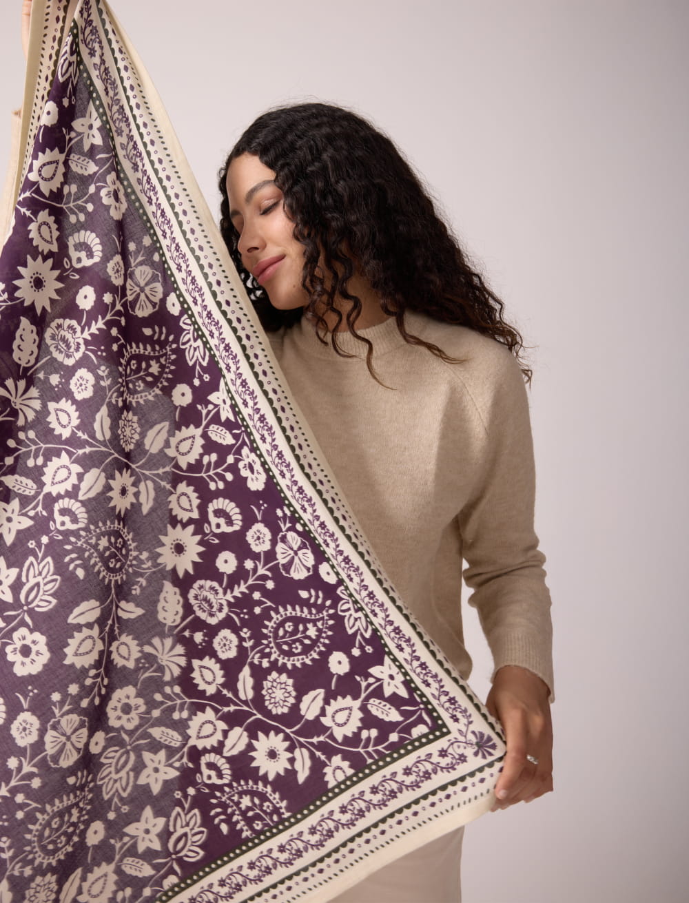 Foulard Indiennes - Figue