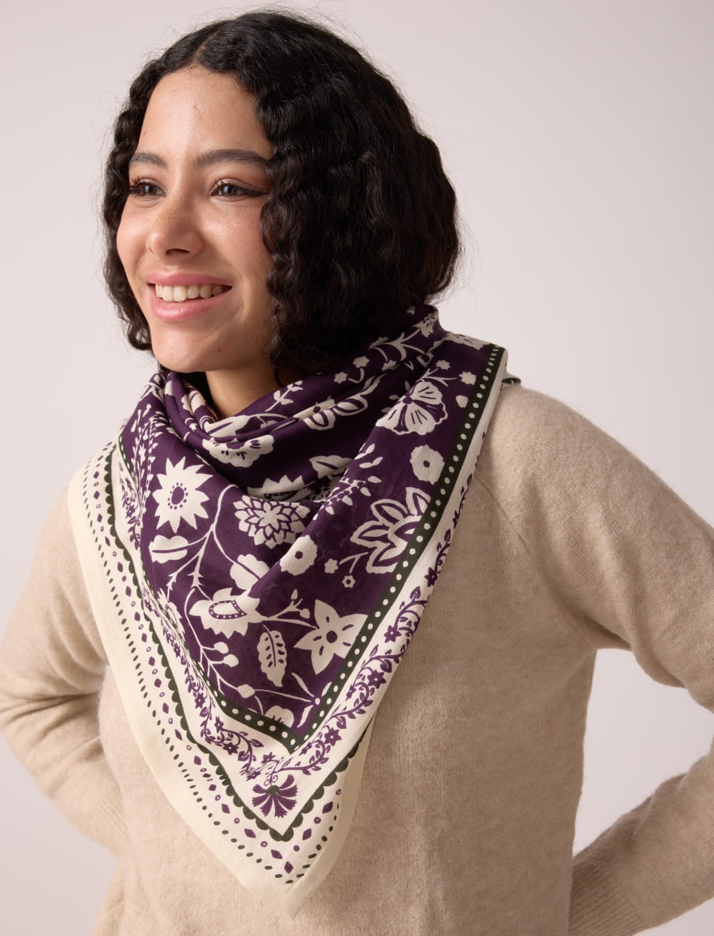 Foulard Indiennes - Figue