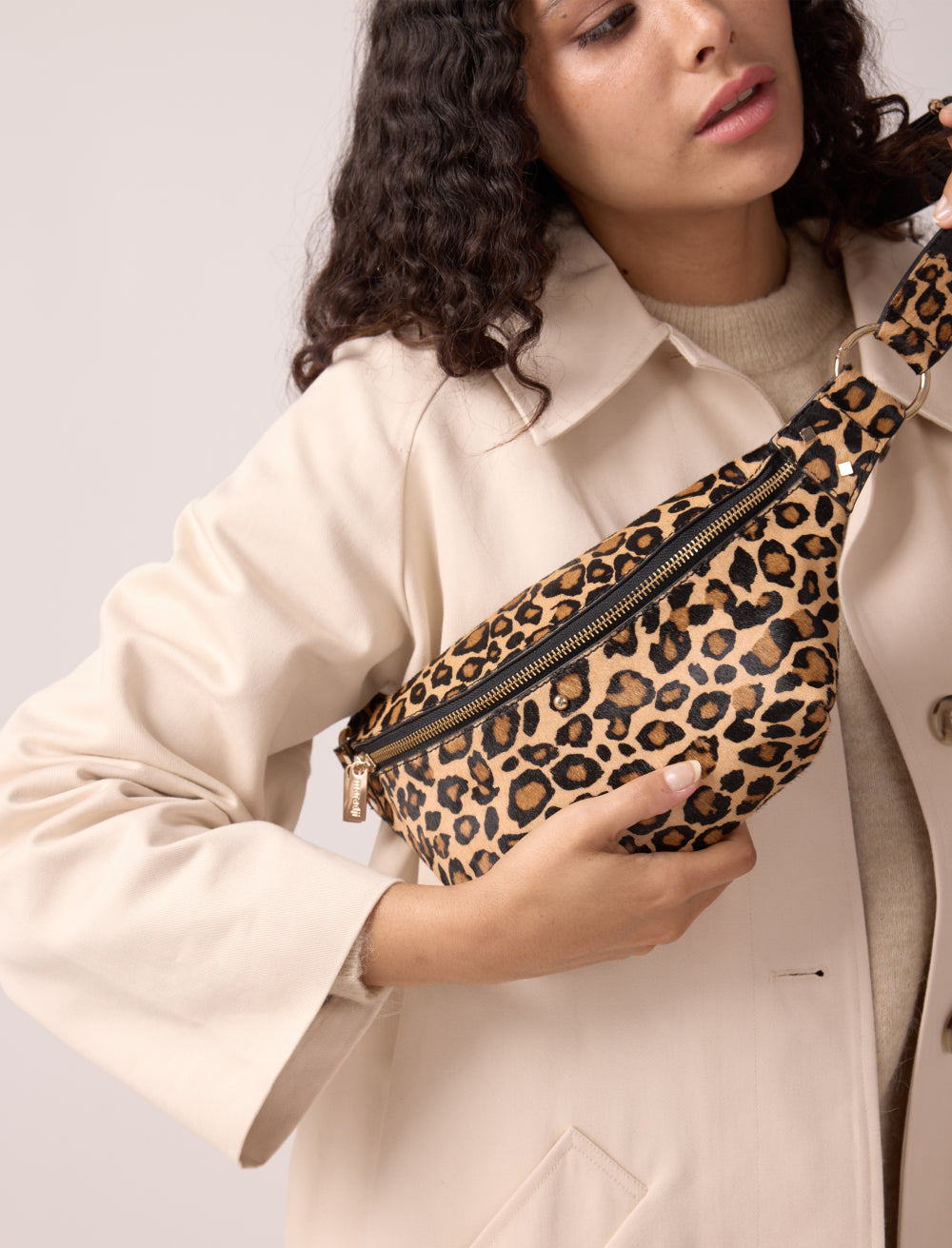 Sac banane Nicole - Pony léopard