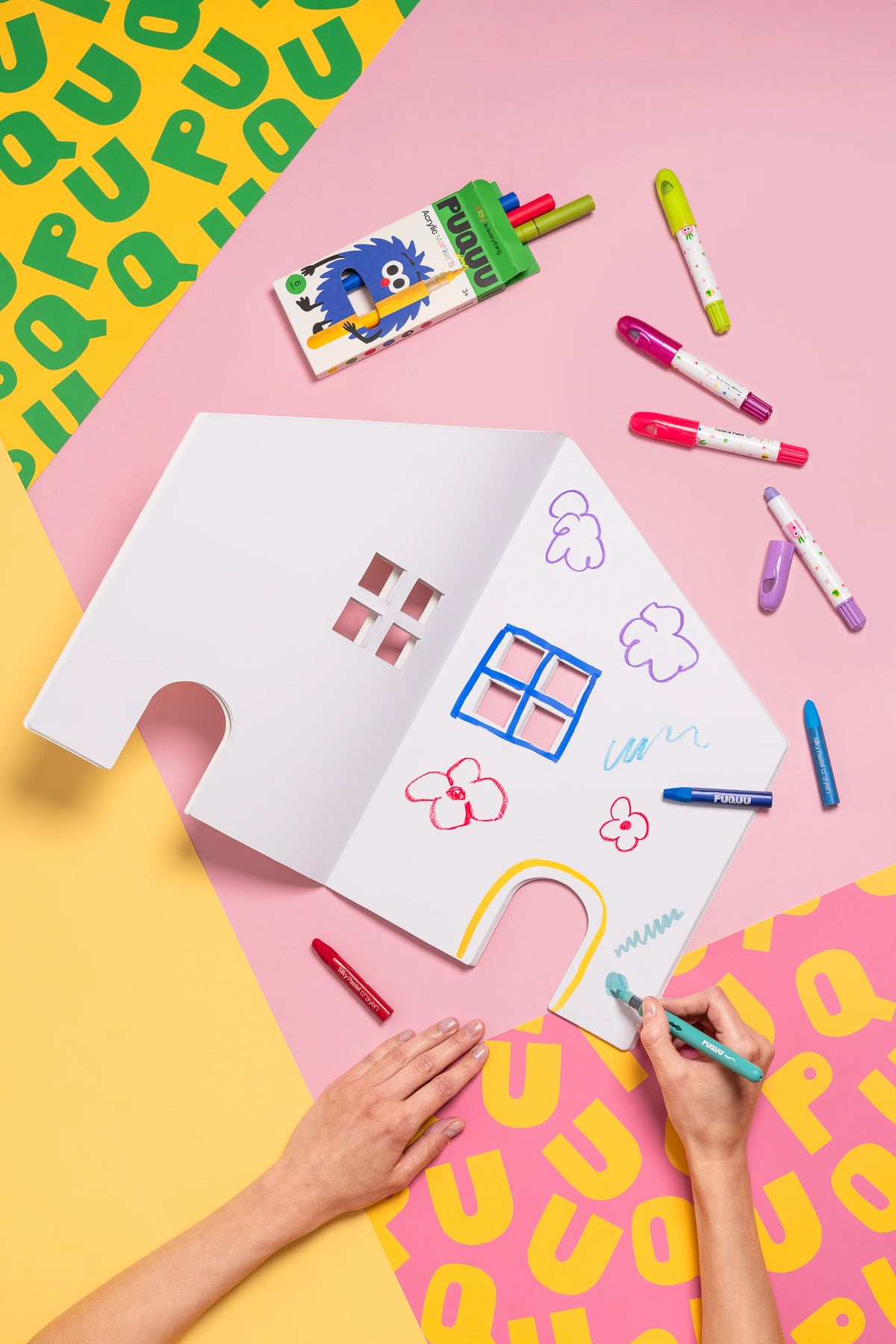 Carnet de coloriage - My home