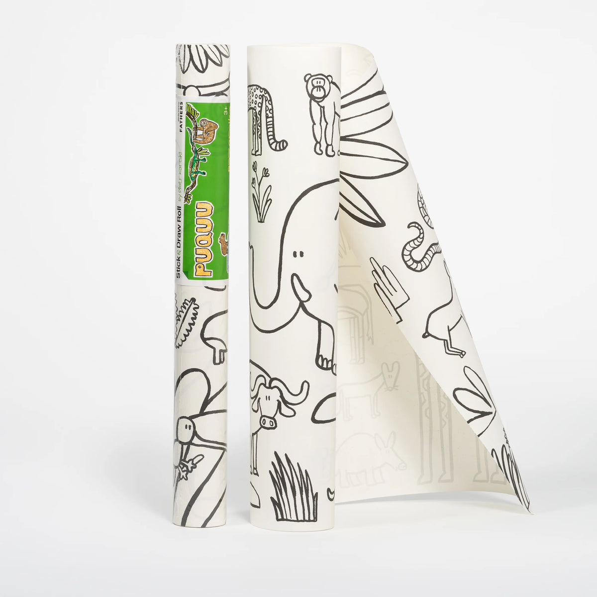Rouleau de dessin adhésif - Animals