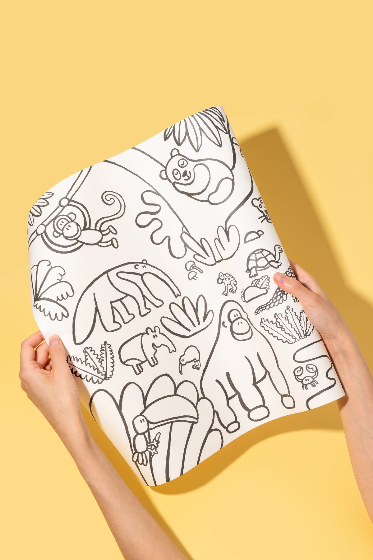 Rouleau de dessin adhésif - Animals