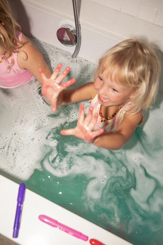 Crayons de bain lavables - 6 couleurs