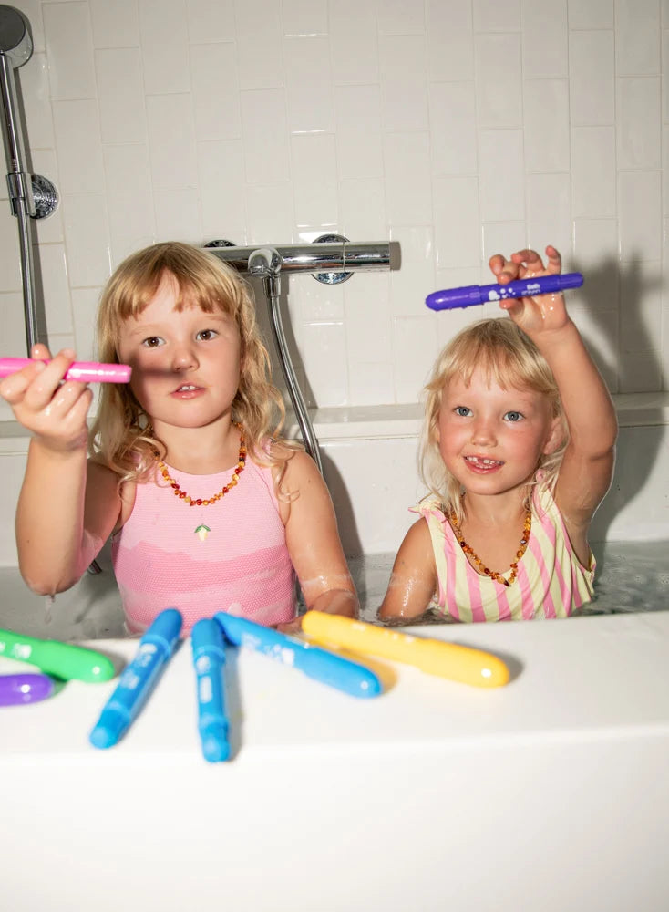 Crayons de bain lavables - 6 couleurs