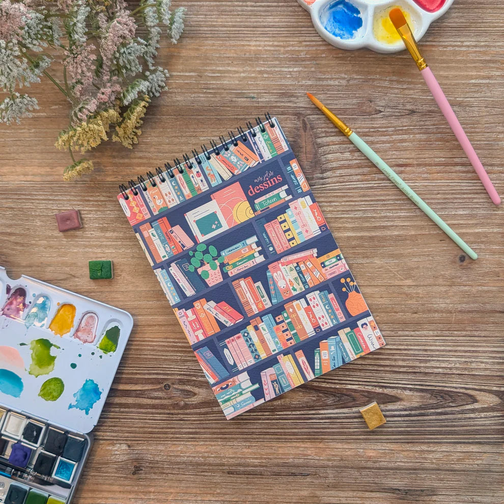 Carnet de dessin - Book lovers
