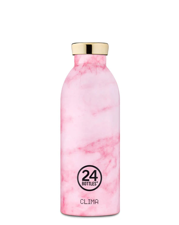 Gourde isotherme 500mL - Marble pink