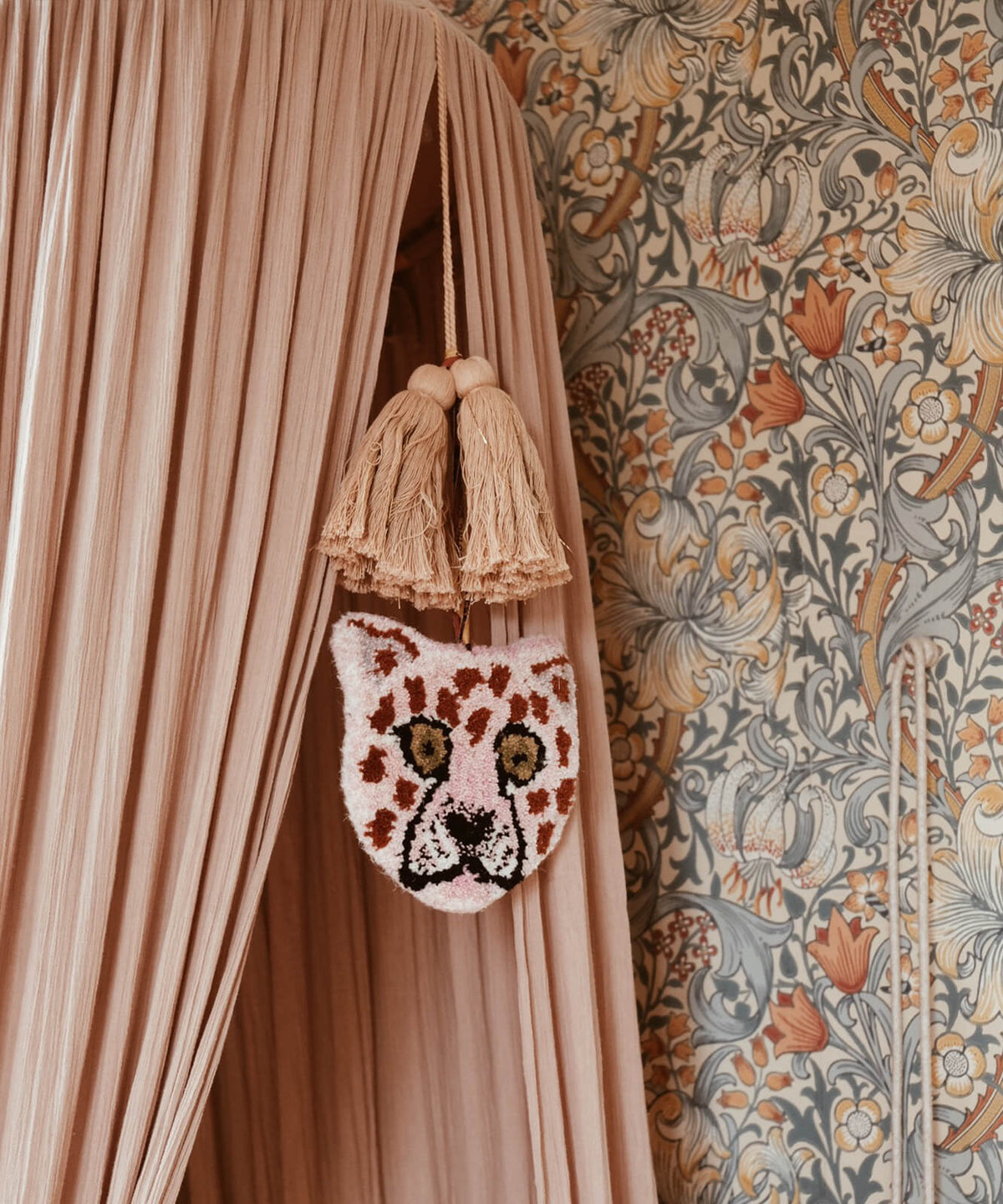 Décoration à suspendre - Pinky leopard