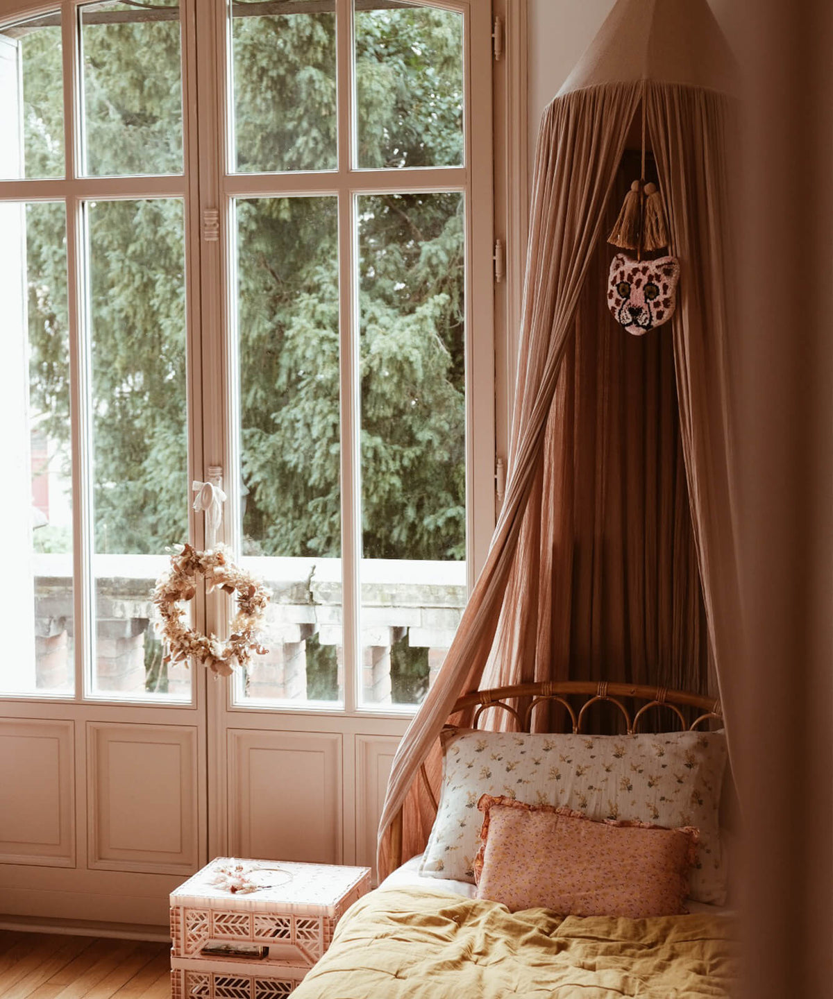 Décoration à suspendre - Pinky leopard