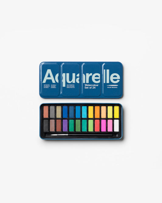 Couleurs pour aquarelle - 24 teintes
