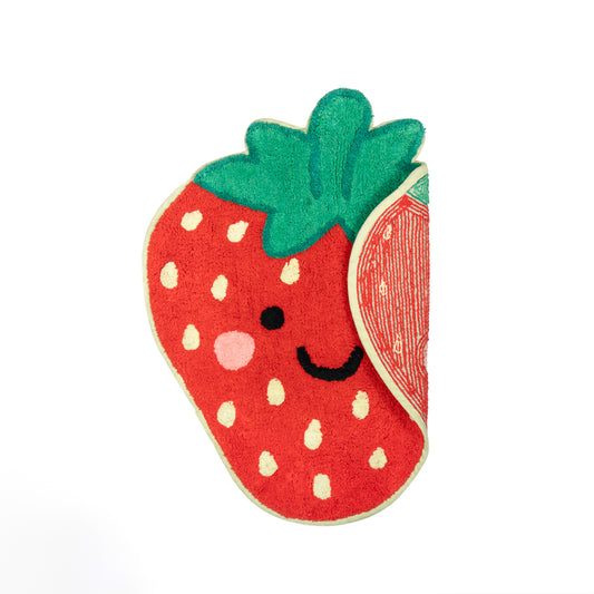 Tapis de bain - Fraise