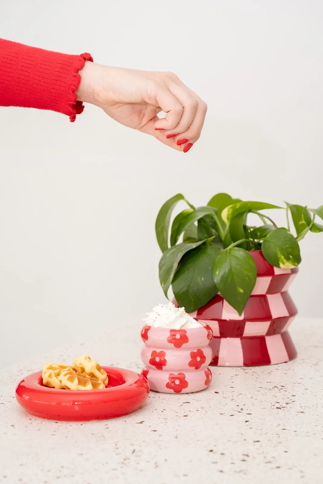 Mug et soucoupe Casimiro - Dancing daisies