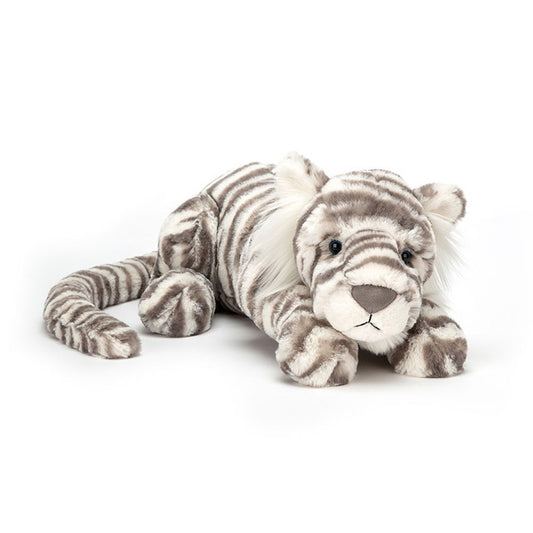 Peluche Sacha snow tiger little