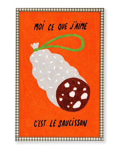 Cadre A6 - Saucisson