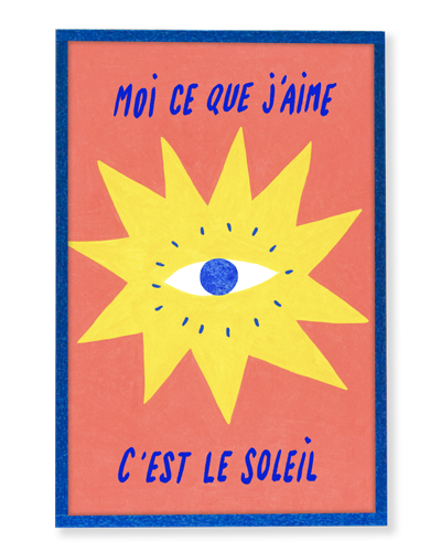 Cadre A6 - Soleil
