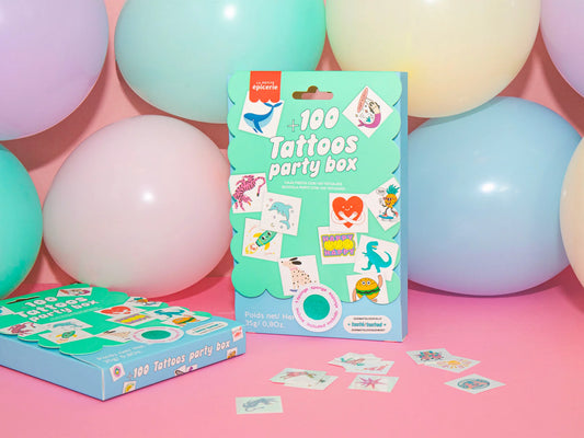 100 tattoos - Party box