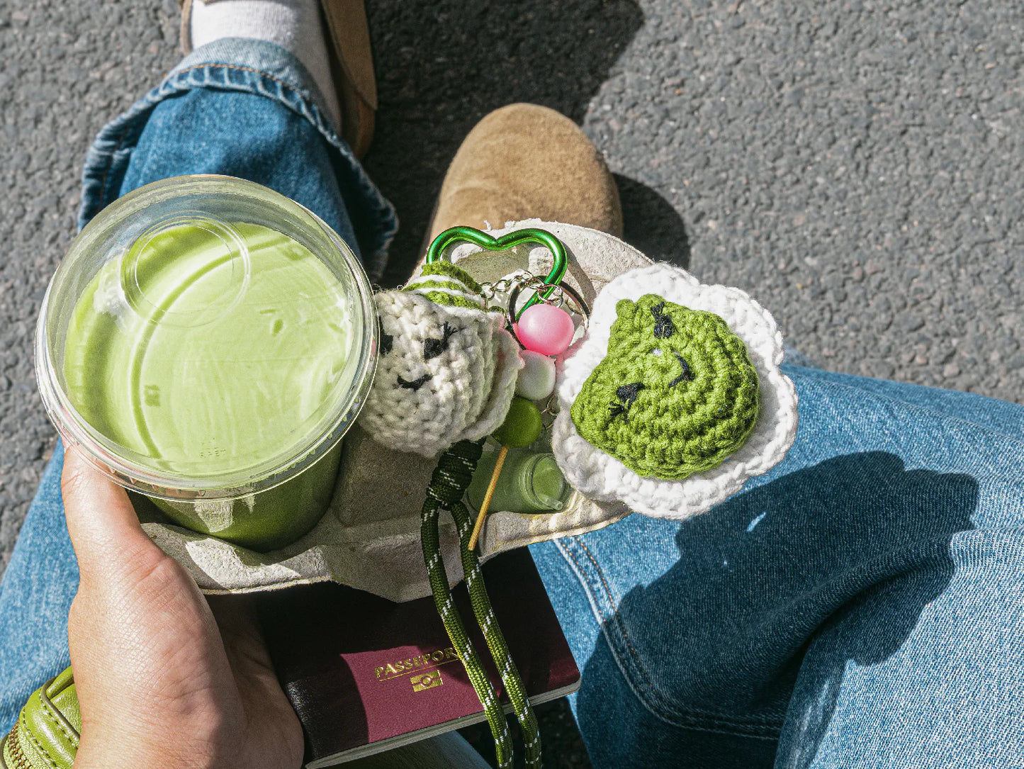 Kit crochet pour débutant - Bag Charms - Matcha club