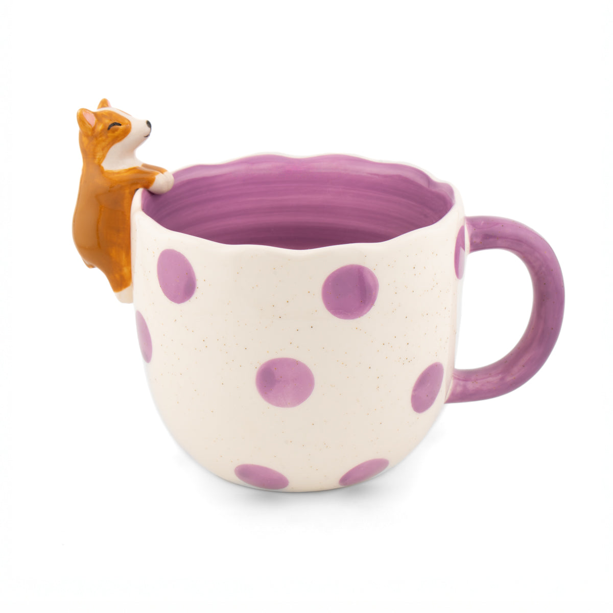 Mug peeking - Corgi