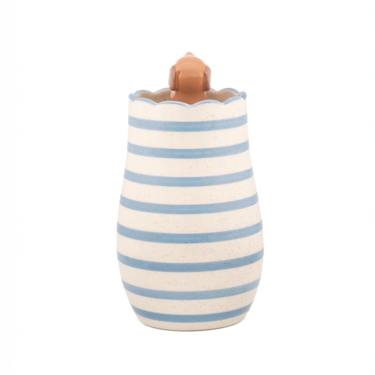 Vase peeking - Sausage dog