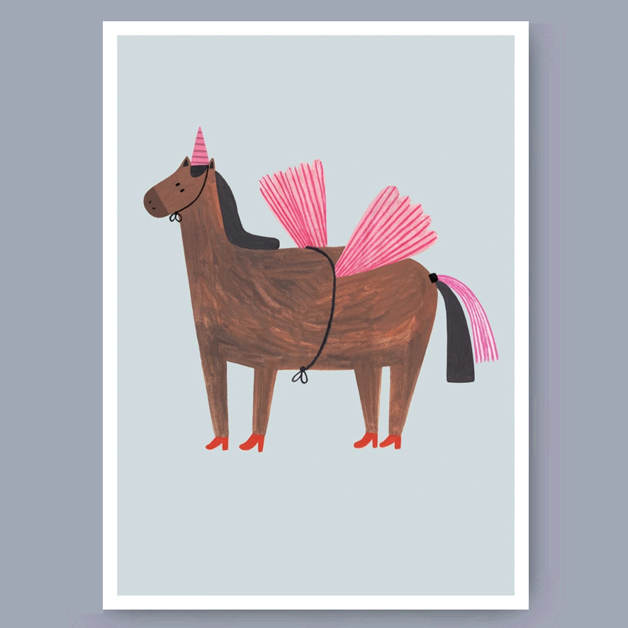 Affiche A4 - Licorne