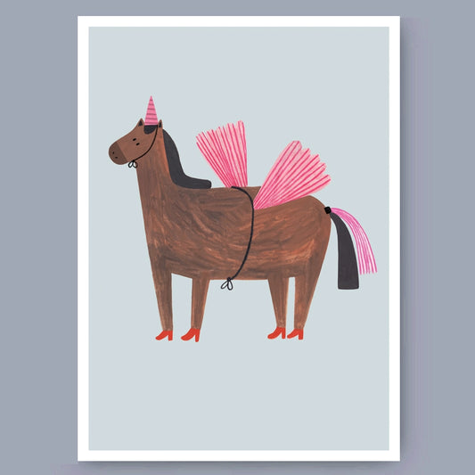 Affiche A4 - Licorne