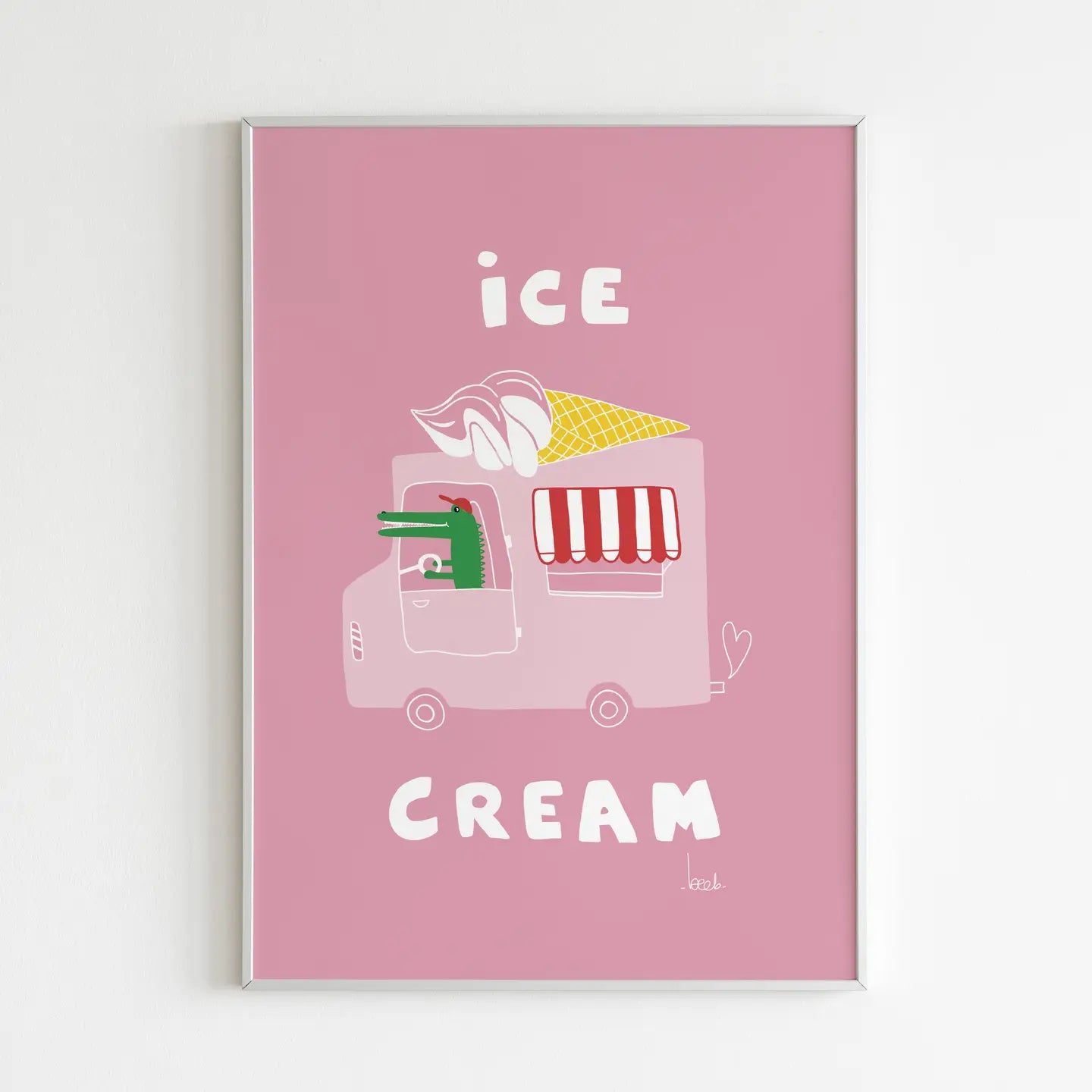 Affiche A5 - Ice cream