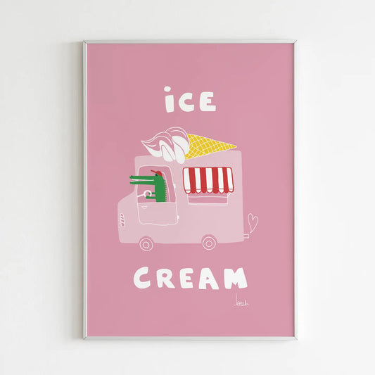 Affiche A5 - Ice cream