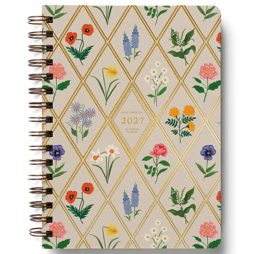 Agenda spirale 2027 - Garden study - Rifle Paper