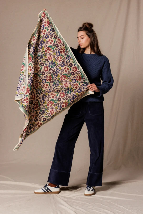 Big foulard Latika - September macadamia