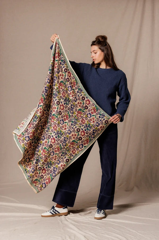 Big foulard Latika - September macadamia