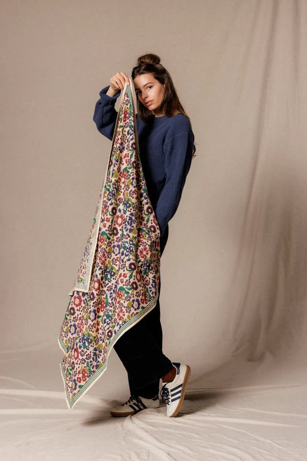 Big foulard Latika - September macadamia