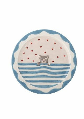Assiette chat Mille