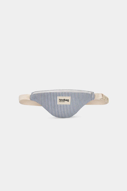 Sac banane enfant Augustin - Rayures bleu