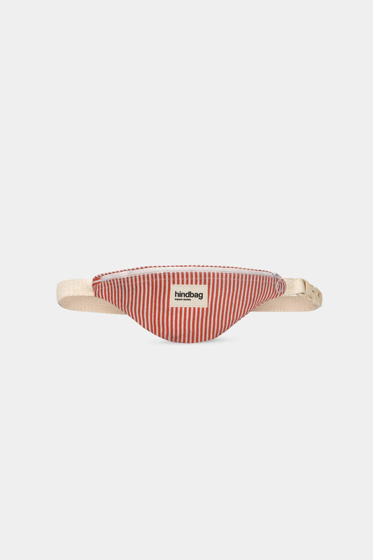 Sac banane enfant Augustin - Rayures rouge