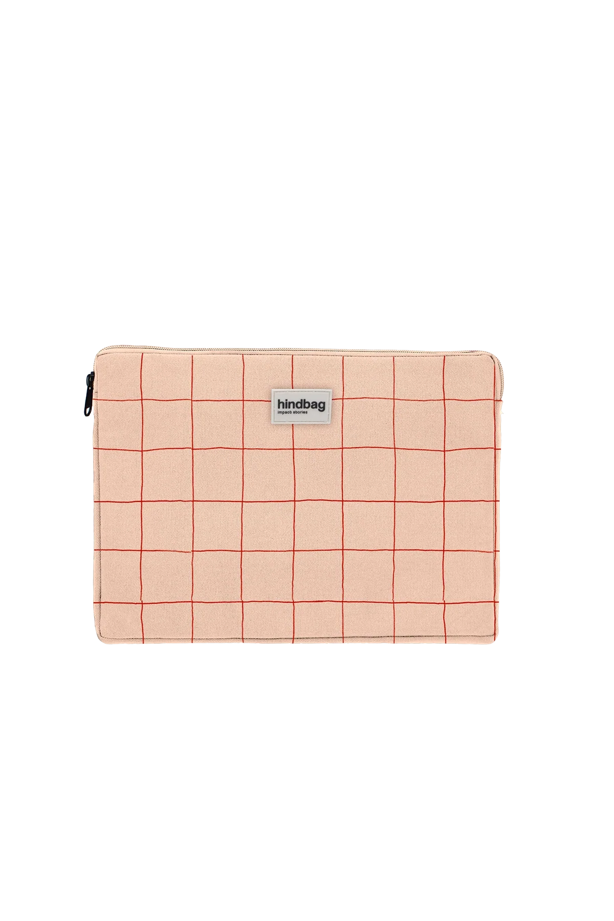 Housse d'ordinateur Ava S - Carreaux rose/rouge — Hindbag , Lyon